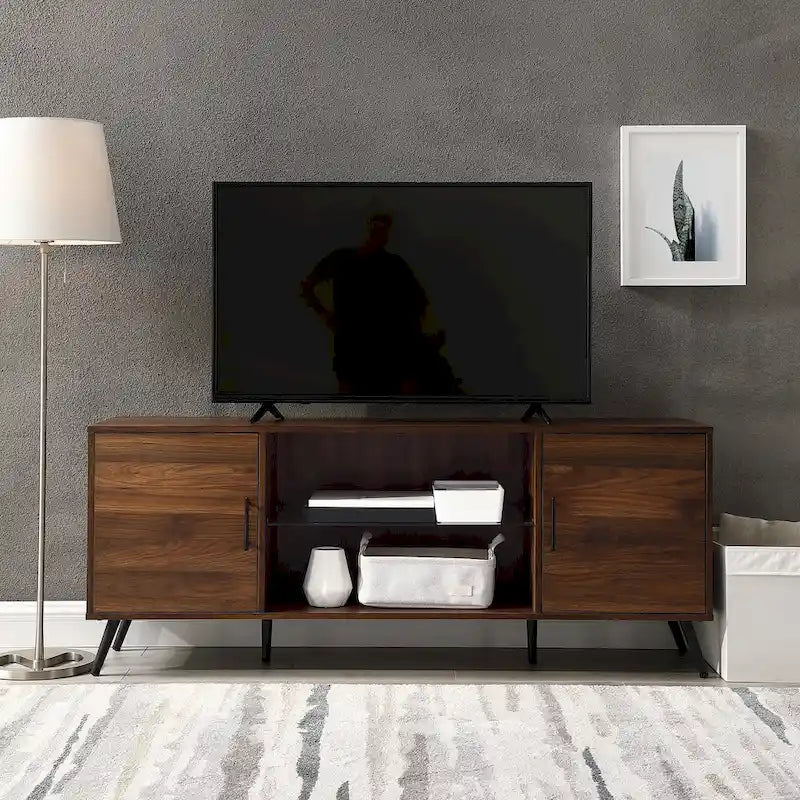 Middlebrook 60-inch Mid-Century Modern 2-Door TV Stand