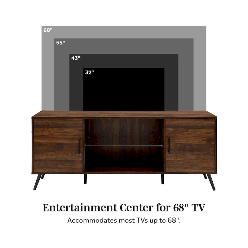Middlebrook 60-inch Mid-Century Modern 2-Door TV Stand