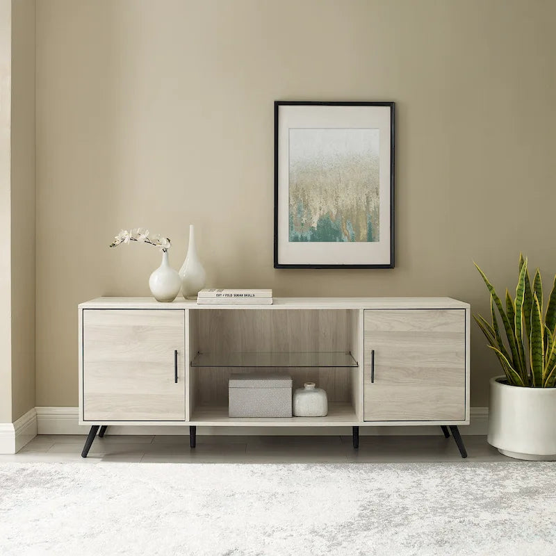 Middlebrook 60-inch Mid-Century Modern 2-Door TV Stand