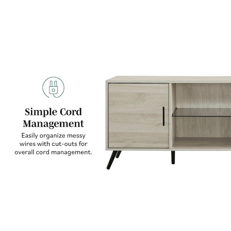Middlebrook 60-inch Mid-Century Modern 2-Door TV Stand