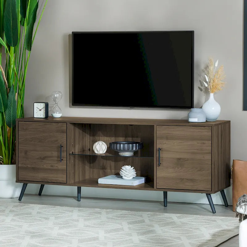 Middlebrook 60-inch Mid-Century Modern 2-Door TV Stand
