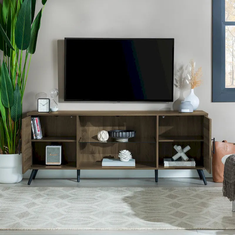 Middlebrook 60-inch Mid-Century Modern 2-Door TV Stand