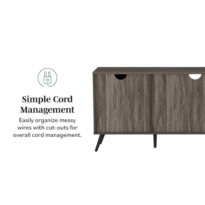 Middlebrook 60-inch Mid-Century Modern 2-Door TV Stand