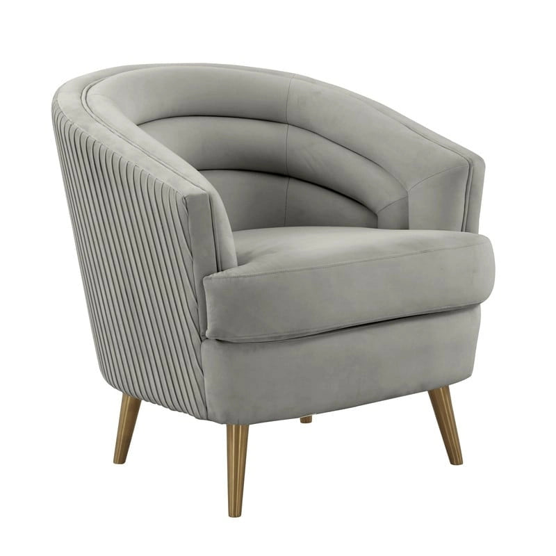 Jules Velvet Accent Chair by Inspire Me Home Decor - 29W x 32.6D x 31H