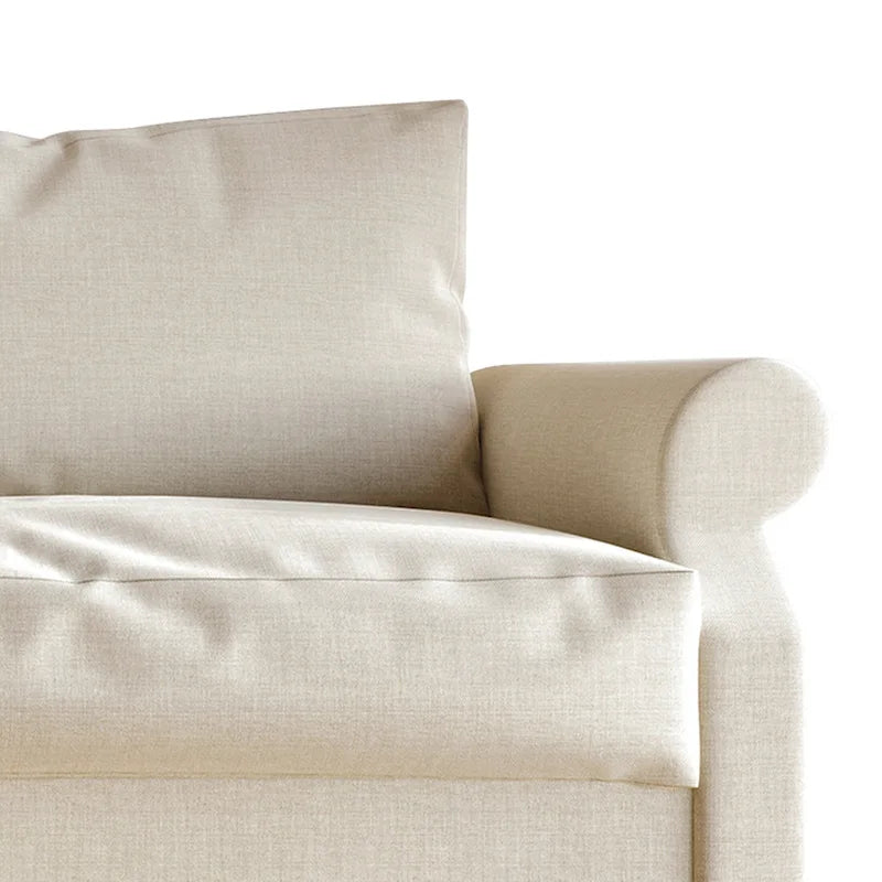 CraftPorch Classic Linen Upholstered Arm Chair