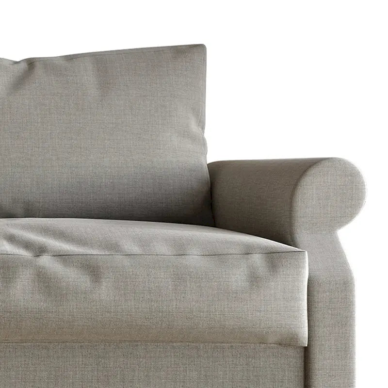 CraftPorch Classic Linen Upholstered Arm Chair