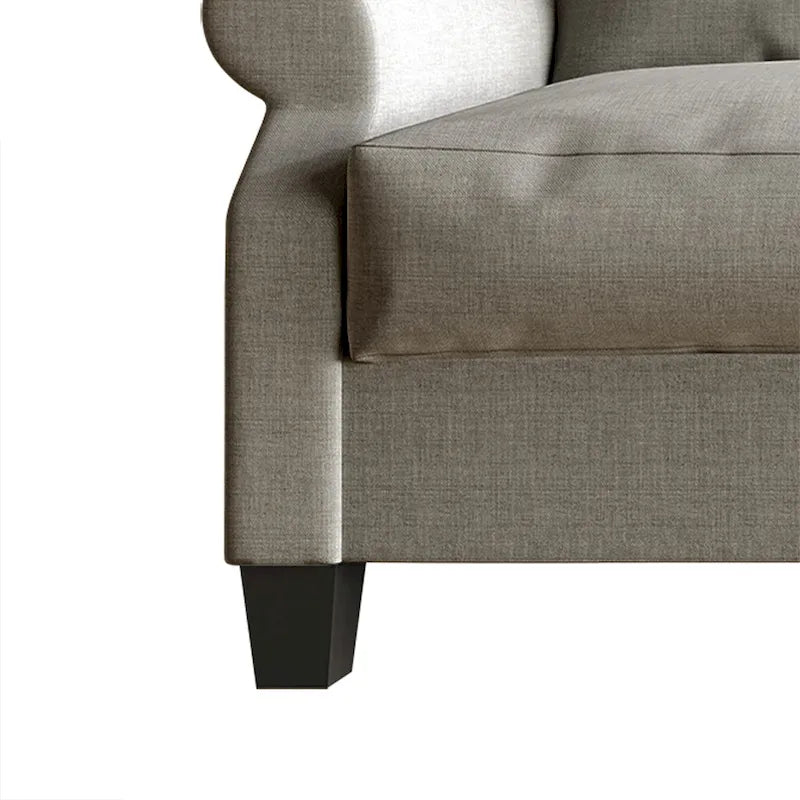 CraftPorch Classic Linen Upholstered Arm Chair