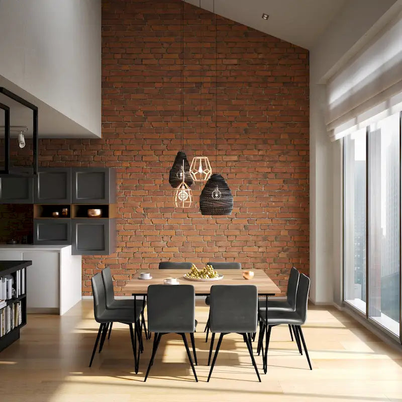 WYNDENHALL Moreno Industrial Wood Dining Table