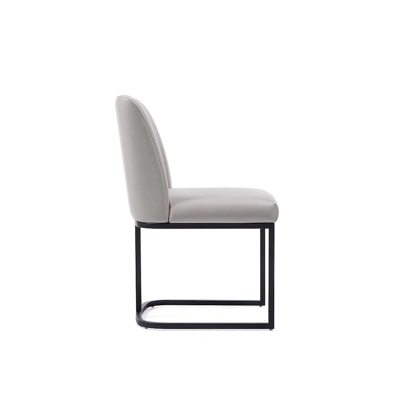Manhattan Comfort Serena Faux Leather Dining Chair (Set of 2)