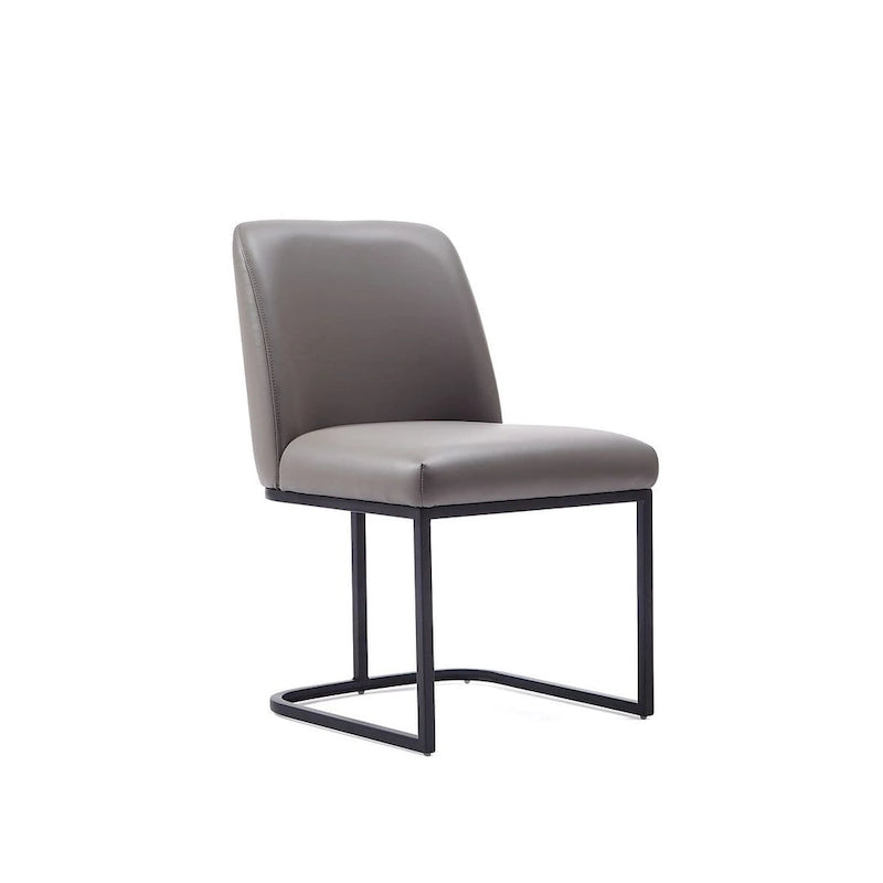 Manhattan Comfort Serena Faux Leather Dining Chair (Set of 2)