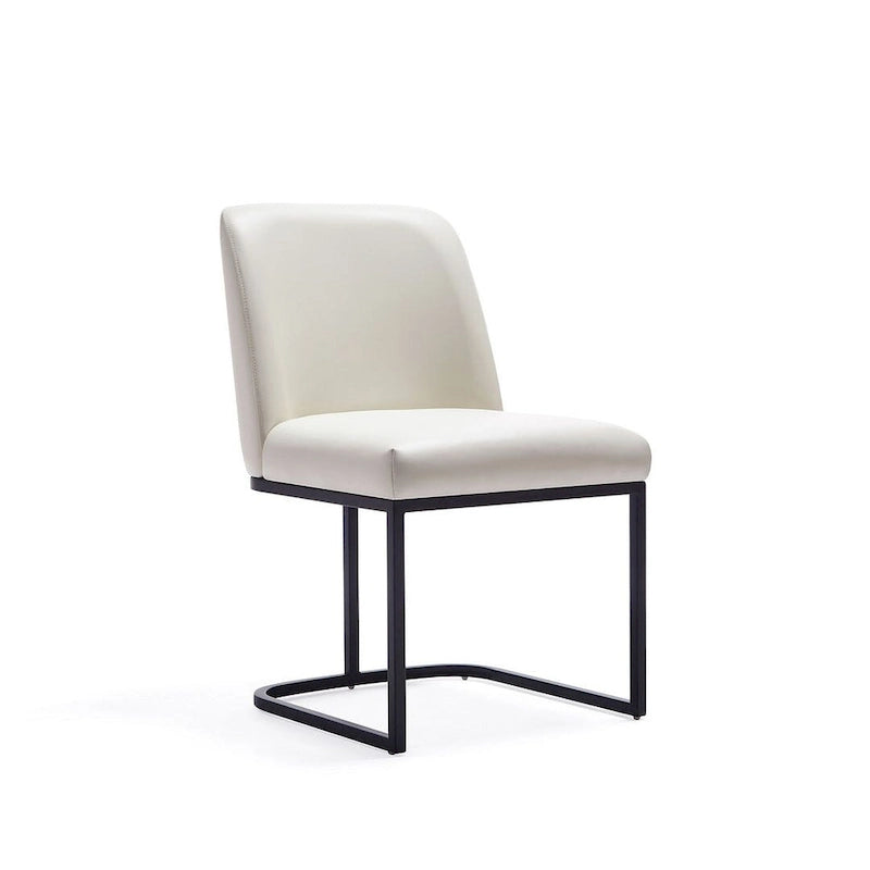 Manhattan Comfort Serena Faux Leather Dining Chair (Set of 2)