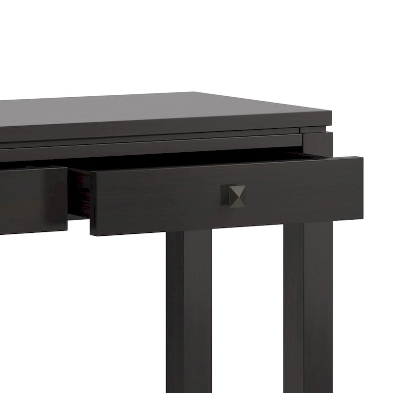 WYNDENHALL Essex SOLID WOOD 38 inch Wide Contemporary Console Sofa Table - 38 Inches wide