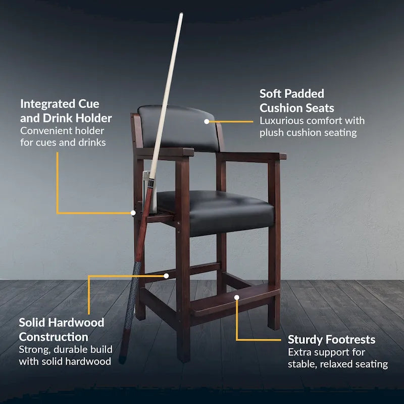 Hathaway Cambridge 30 Inch High Top Spectator Chair