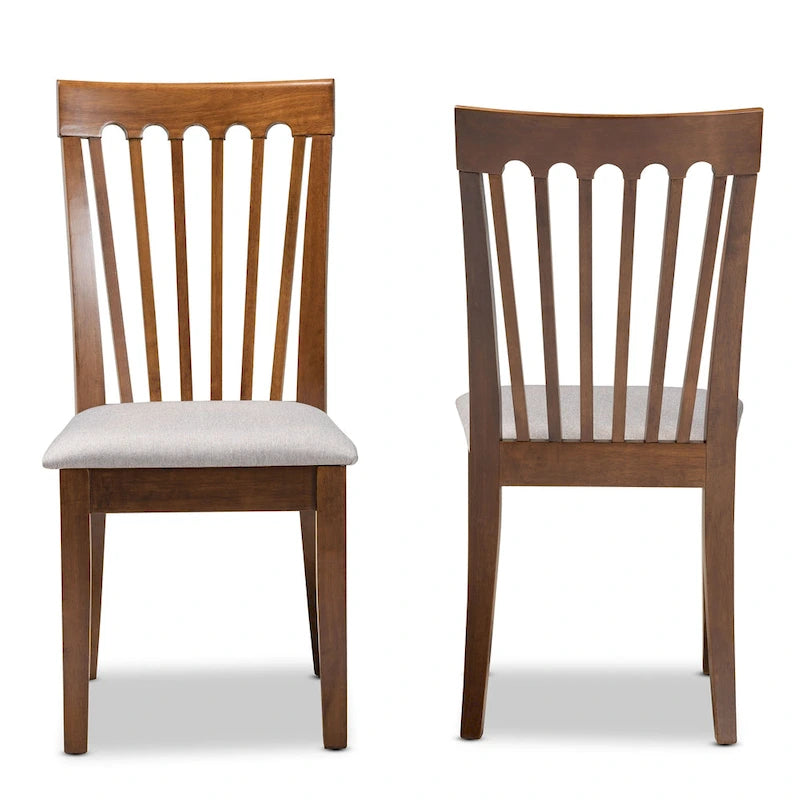 Minette Modern and Contemporary 2-Piece Dining Chair Set
