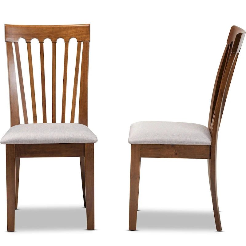 Minette Modern and Contemporary 2-Piece Dining Chair Set