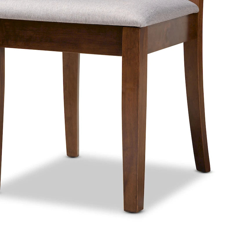Minette Modern and Contemporary 2-Piece Dining Chair Set