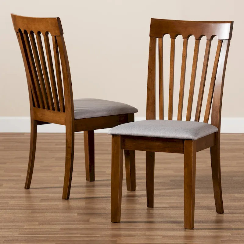 Minette Modern and Contemporary 2-Piece Dining Chair Set
