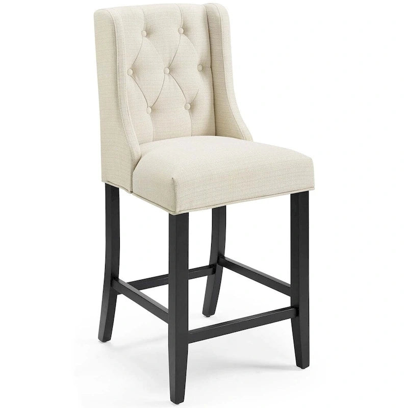 Copper Grove Ninh Button-tufted Upholstered Counter Stool