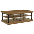 Barnstone Cornice Rectangle Storage Shelf Coffee Table by iNSPIRE Q Artisan