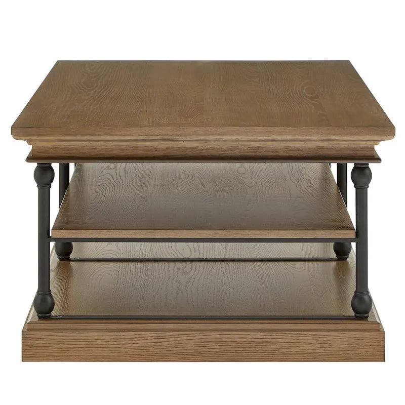 Barnstone Cornice Rectangle Storage Shelf Coffee Table by iNSPIRE Q Artisan