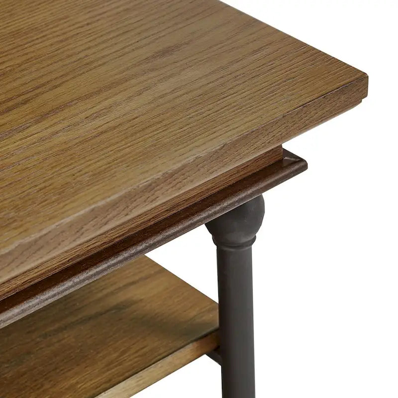 Barnstone Cornice Rectangle Storage Shelf Coffee Table by iNSPIRE Q Artisan