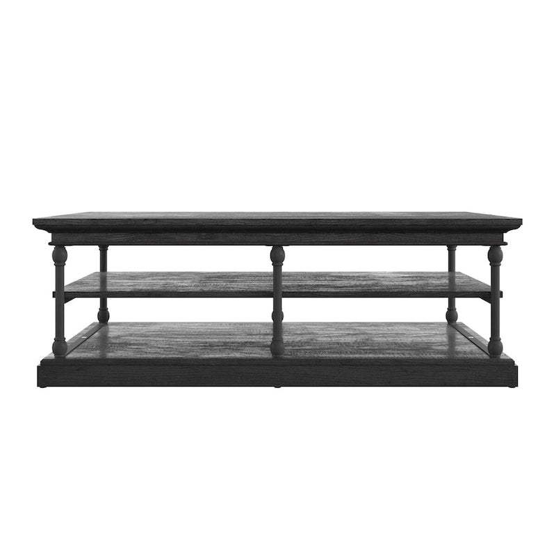 Barnstone Cornice Rectangle Storage Shelf Coffee Table by iNSPIRE Q Artisan