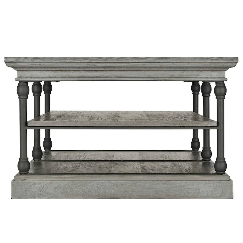 Barnstone Cornice Rectangle Storage Shelf Coffee Table by iNSPIRE Q Artisan