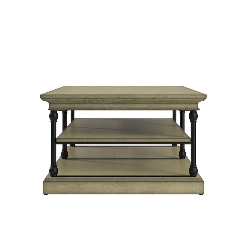 Barnstone Cornice Rectangle Storage Shelf Coffee Table by iNSPIRE Q Artisan