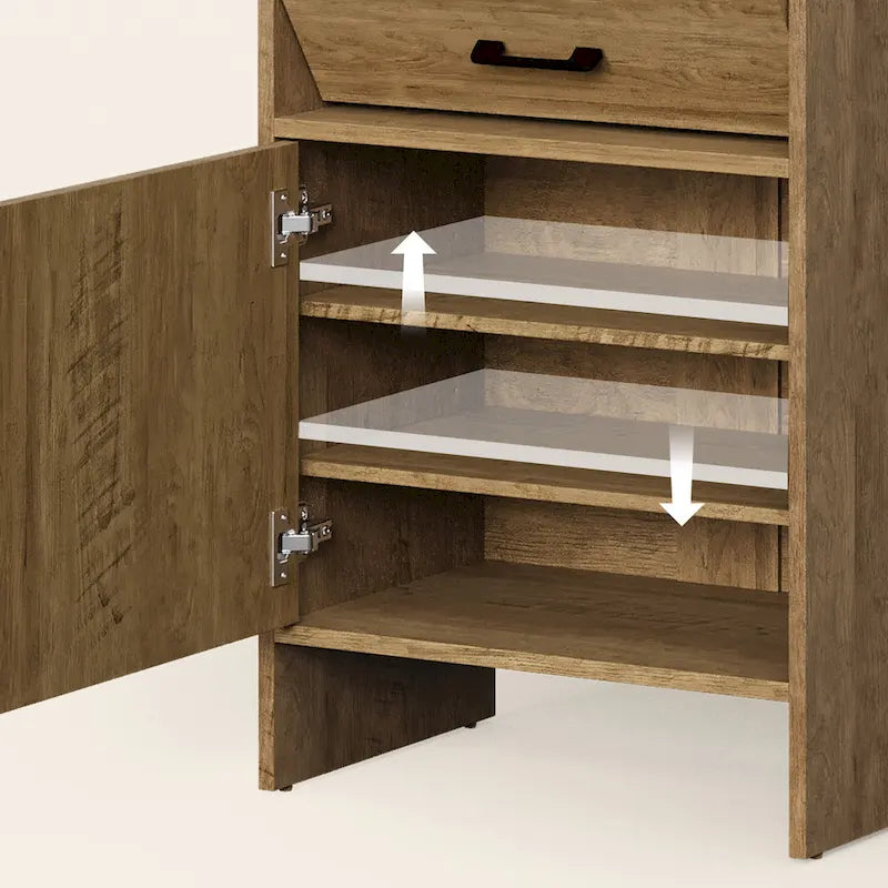 Hall Tree 44.5 Wide with Bench and Shoe Storage