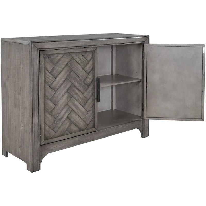 Modern Console Table Sofa Table for Living Room with 2 Shelves