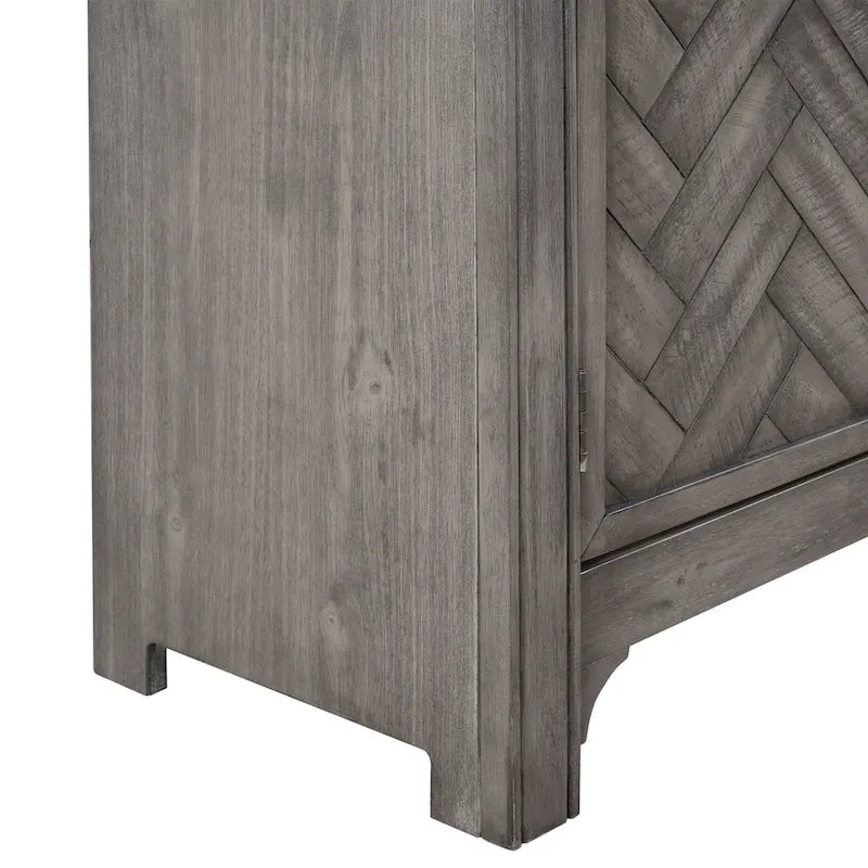 Modern Console Table Sofa Table for Living Room with 2 Shelves