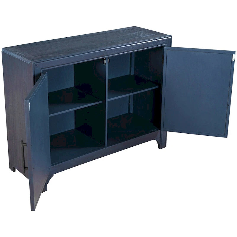 Modern Console Table Sofa Table for Living Room with 2 Shelves