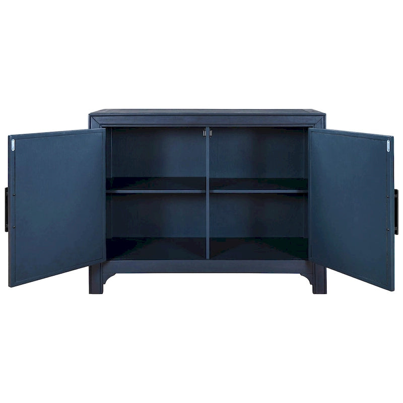 Modern Console Table Sofa Table for Living Room with 2 Shelves