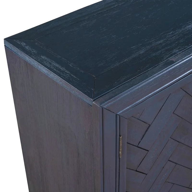 Modern Console Table Sofa Table for Living Room with 2 Shelves